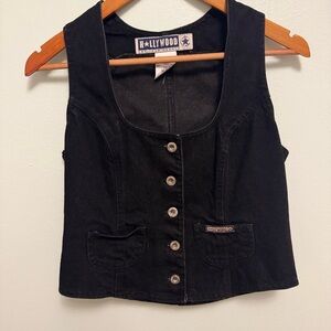 Hollywood Black Jean Jacket for Women